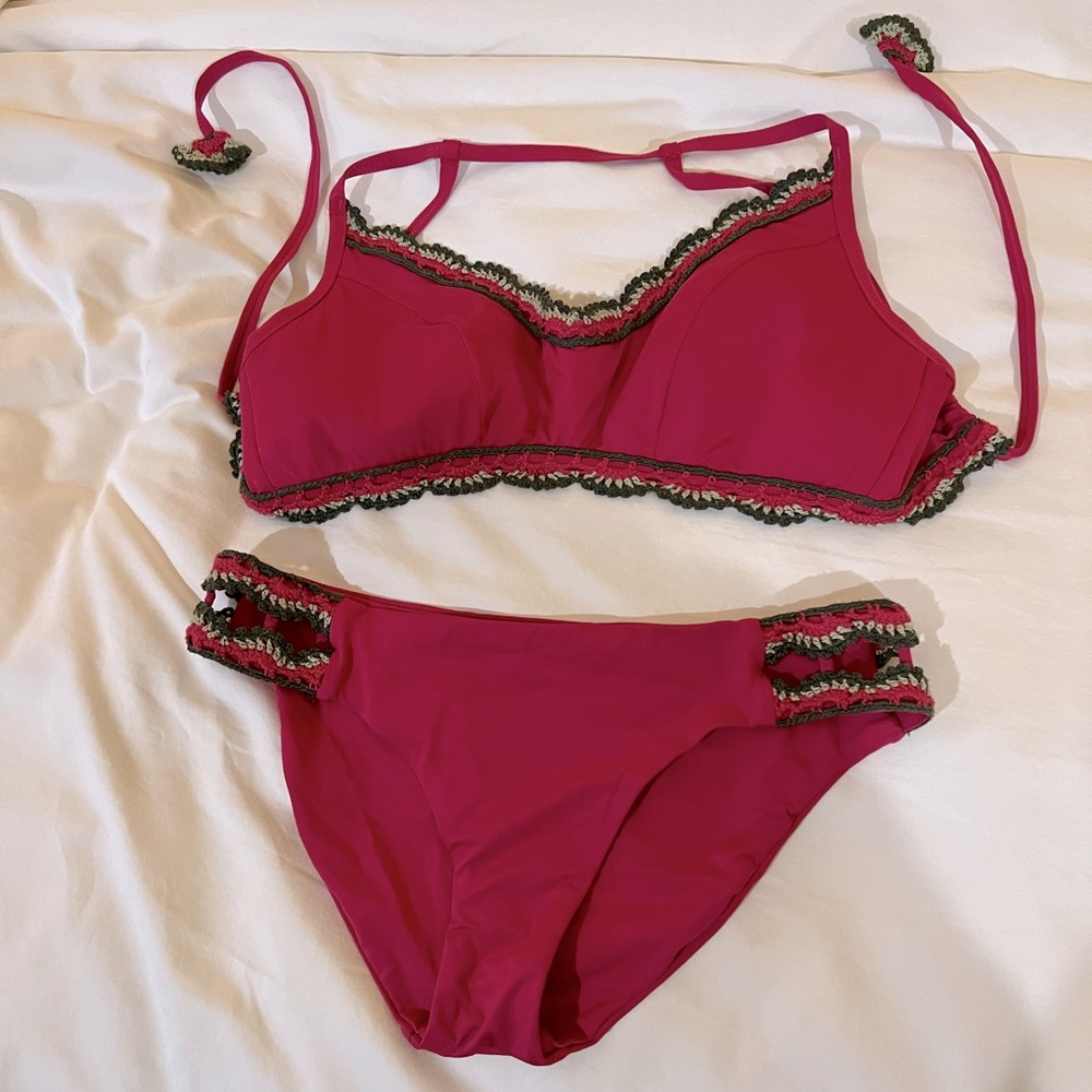 Becca crochet bikini bottoms